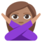 Person Gesturing No - Medium emoji on Emojione